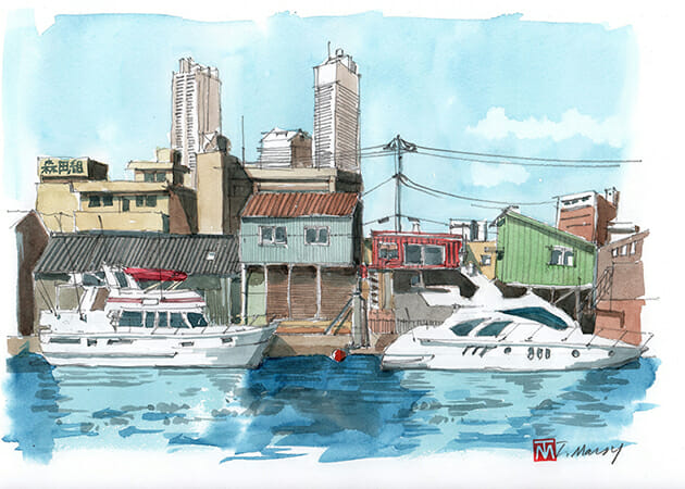 水彩画 7つの思い